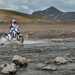 Crossing a river on a Honda Africa Twin