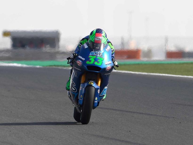 Enea Bastianini wins his first Moto2 race