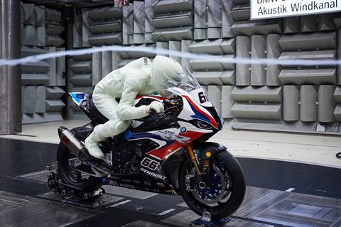 WSB: BMW use 3D rider model to optimise the BMW S 1000 RR aerodynamics