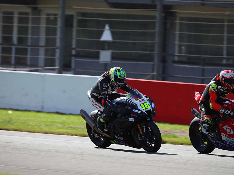 Andrew Irwin at BSB Donington Park Test