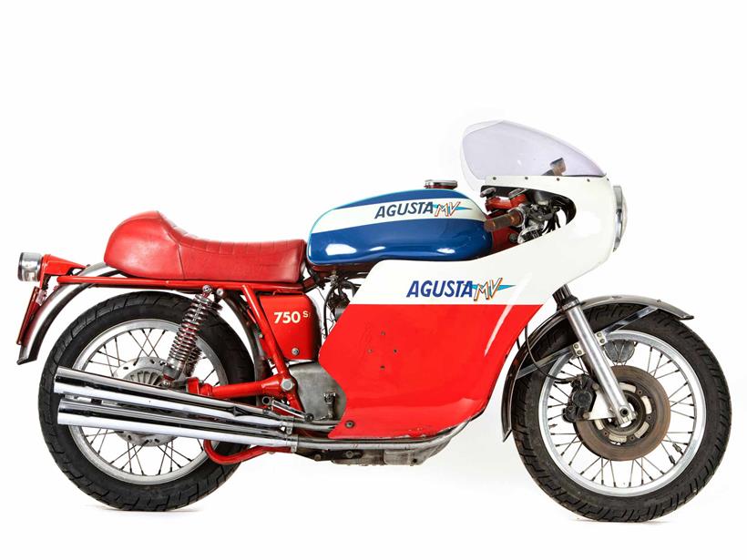 An MV Agusta 750S sold for £66,700