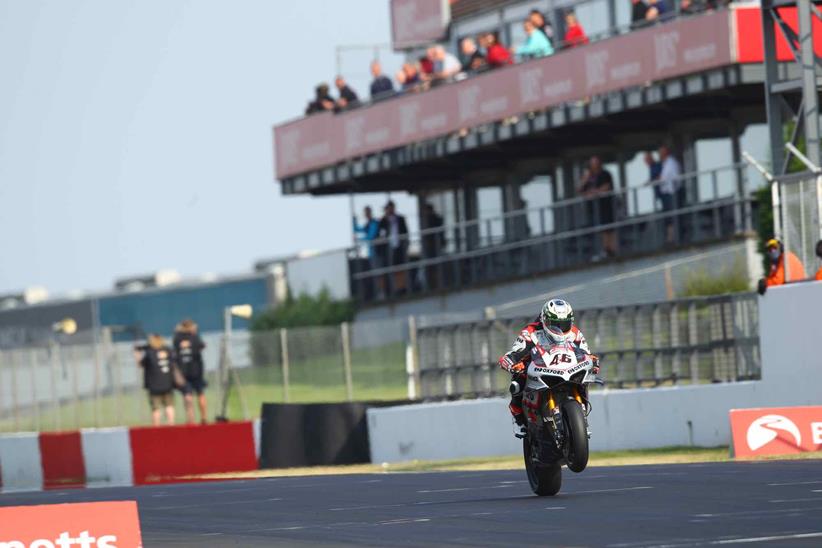 Tommy Bridewell wins race three at Donington Park