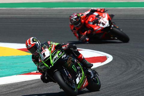 WSB: Jonathan Rea takes a hat-trick of wins at Portimao