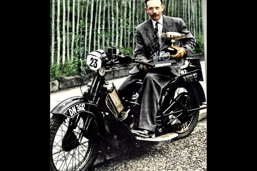 Captain Sir Tom Moore is a motorbike fanatic