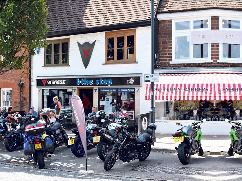 Bike Stop shop and café in Stevenage