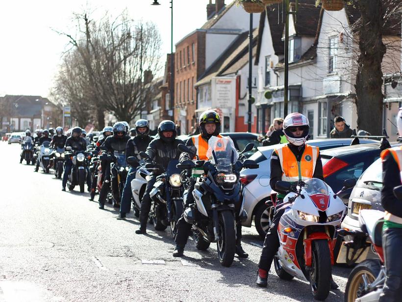 Group ride-out in Stevenage credit: Bike Stop