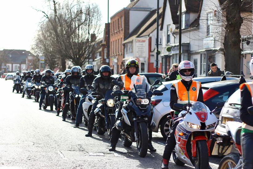 Group ride-out in Stevenage credit: Bike Stop