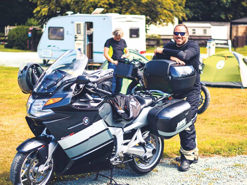 Motorcycle camping trip