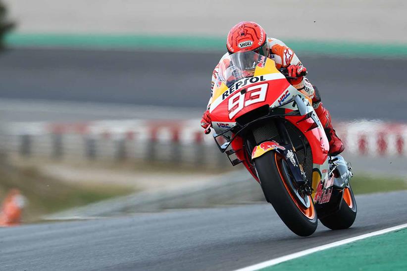 Marc Marquez qualified sixth for his MotoGP return