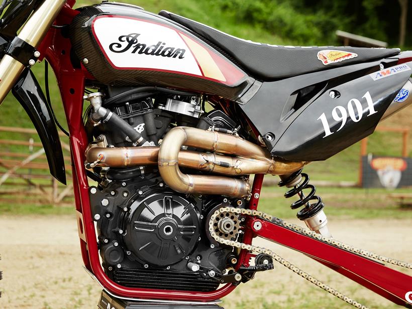 Indian FTR750 hillclimber engine