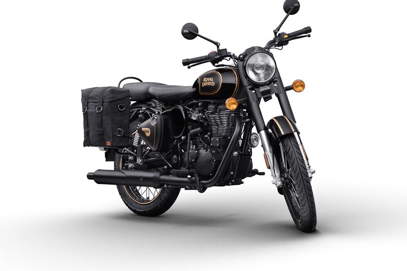 Royal Enfield Tribute Black front