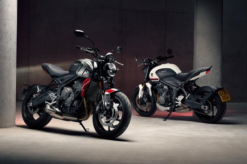 2021 Triumph Trident in two colour options