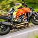 KTM 1390 Super Duke R EVO slicing through the countryside