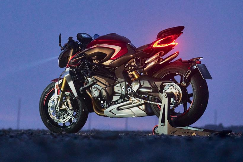 MV Agusta 1000RR with unique rear end