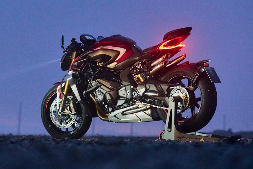 MV Agusta 1000RR with unique rear end