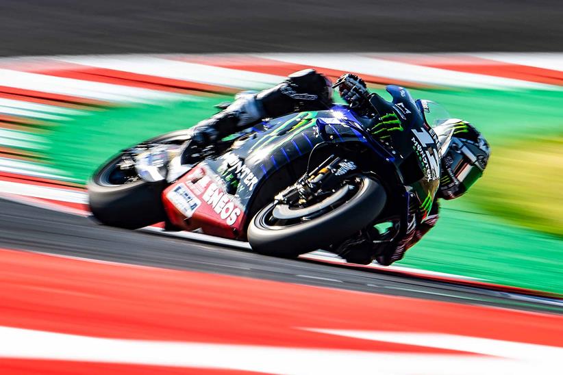 Maverick Vinales ends the Misano test on top