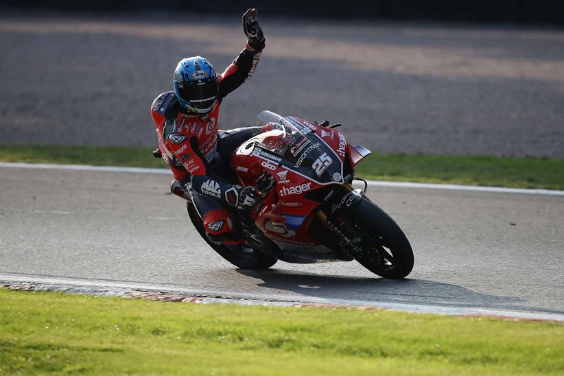 Josh Brookes clinched his second victory of the 2020 BSB season