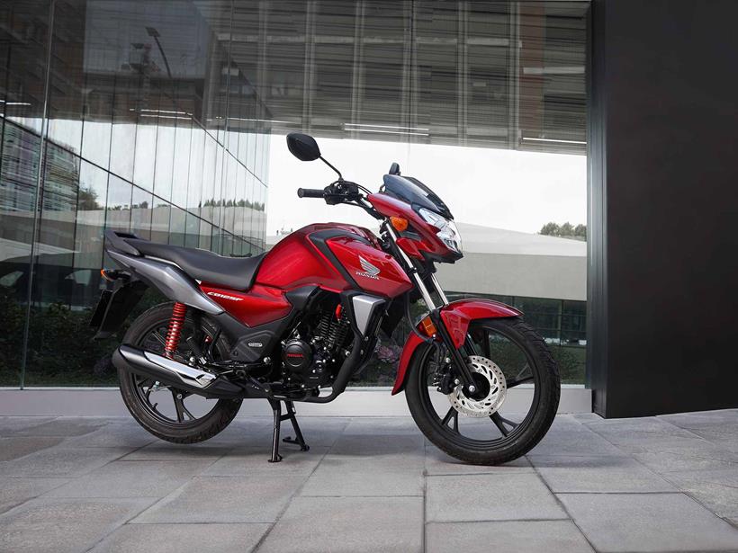 Parked up on the Honda CB125F