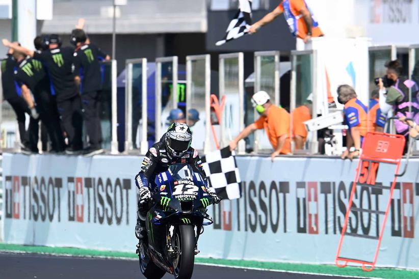 Maverick Vinales secured his first win of 2020 at Misano