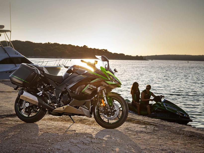 Parked up on the 2021 Kawasaki Ninja 1000SX