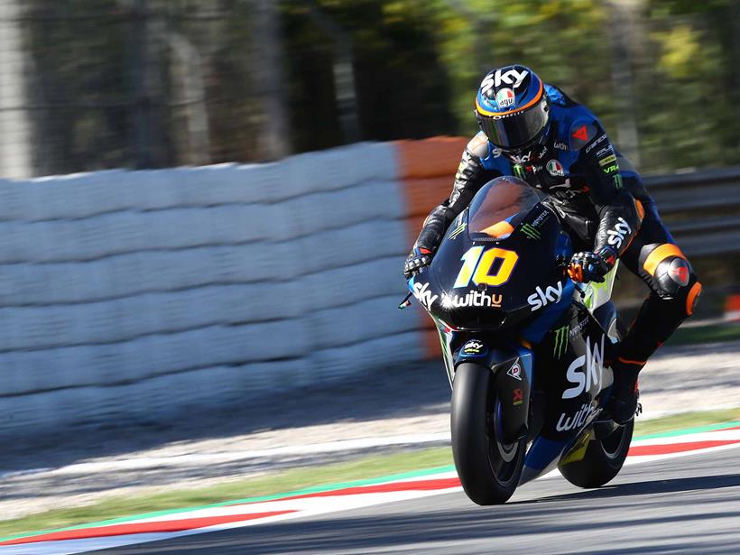 Luca Marini wins Moto2 in Barcelona