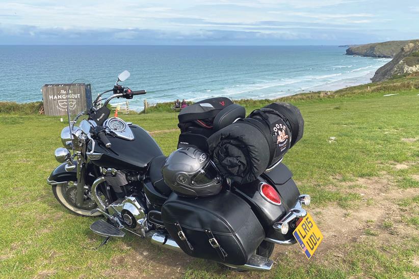 Triumph Thunderbird LT by the coast