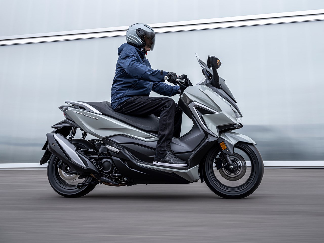 100 miles on my new Forza 350 (Left) next to a PCX 125 (Right) for scale. :  r/scooters