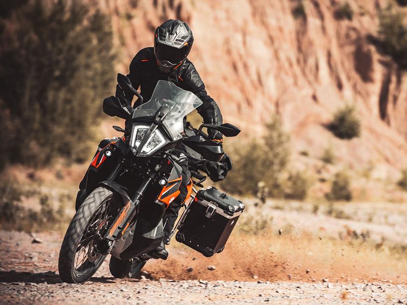 KTM 890 Adventure power slide