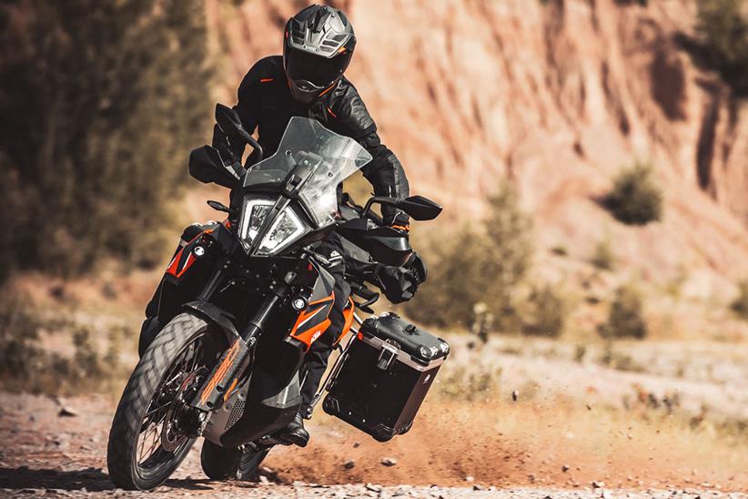 KTM 890 Adventure power slide