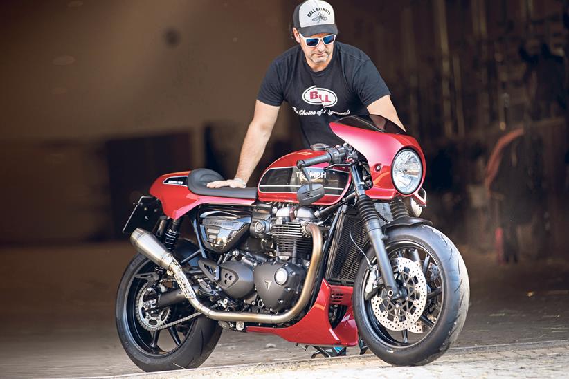 Phil Ludwig with Rennstall Moto Triumph Speed Twin