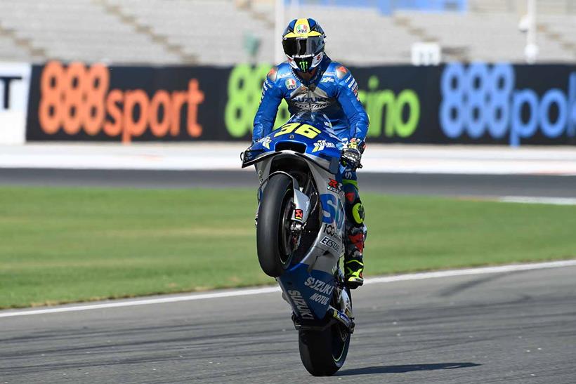 Joan Mir edged closer to the MotoGP title in Valencia