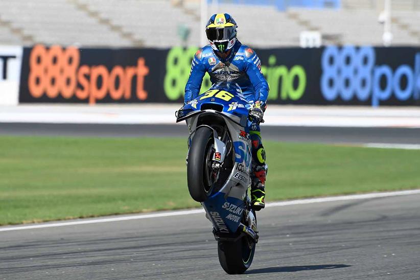 Joan Mir edged closer to the MotoGP title in Valencia