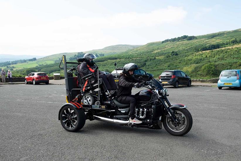 Exploring Scotland on the Triumph trike. Credit: Mark Freegard