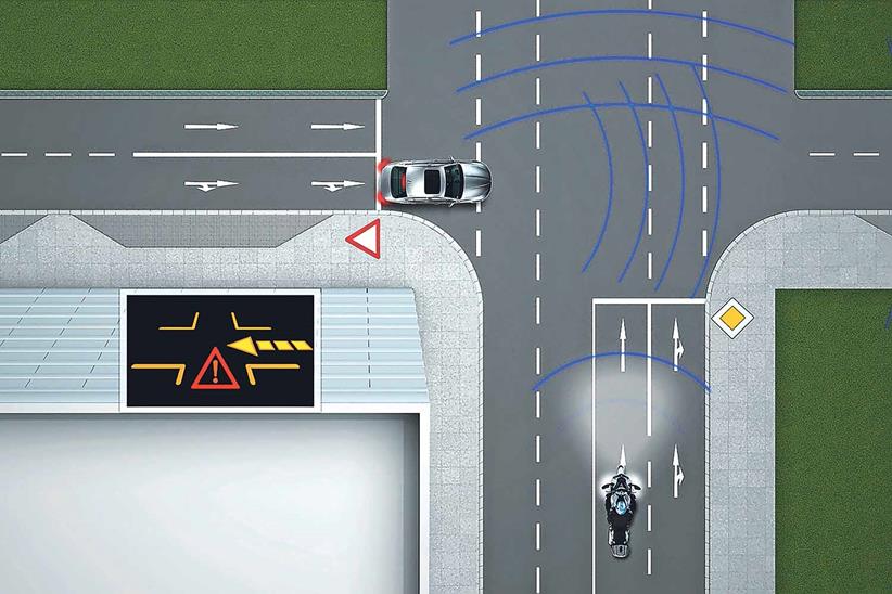 The tech could make bikes more visible at junctions