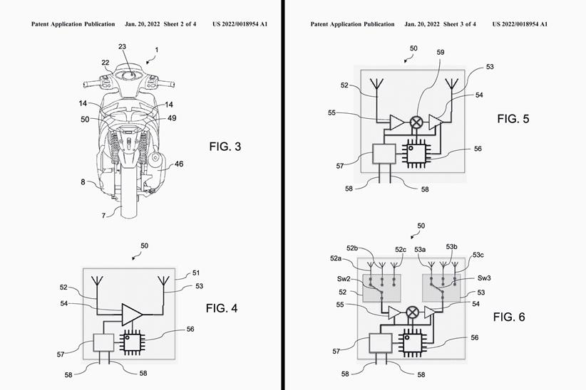 Patents reveal the new Piaggio tech