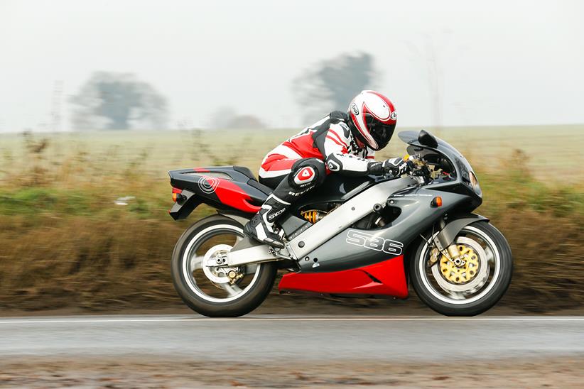 Bimota SB6 on the road