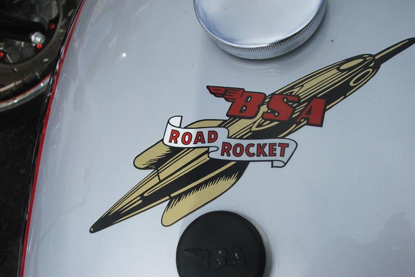 BSA Road Rocket badge