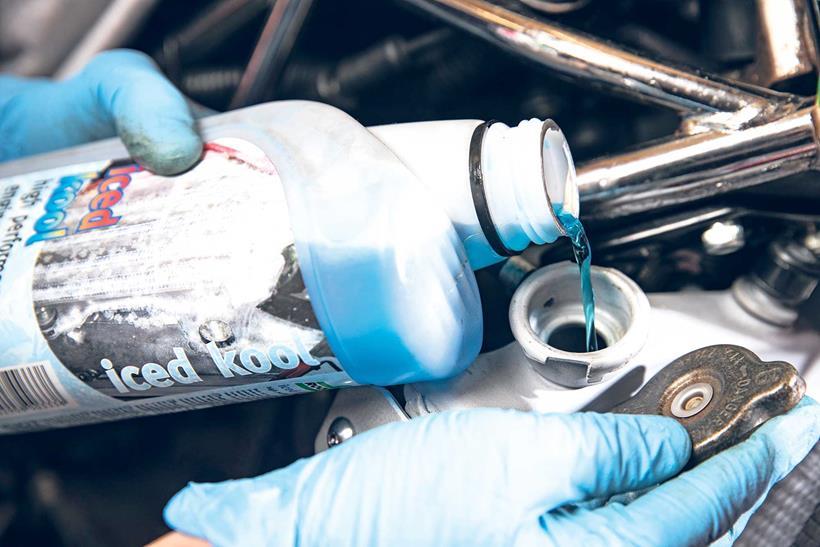 Keep an eye on your bike's coolant