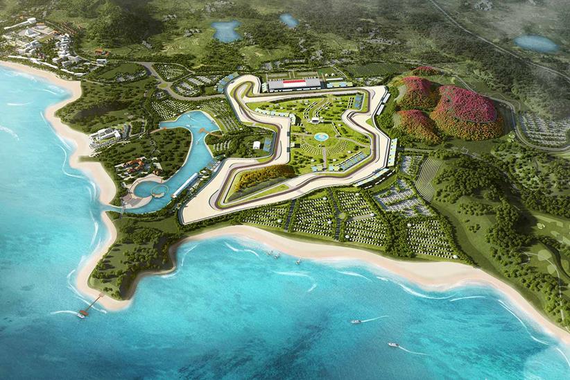 A render of the Mandalika International Street Circuit 