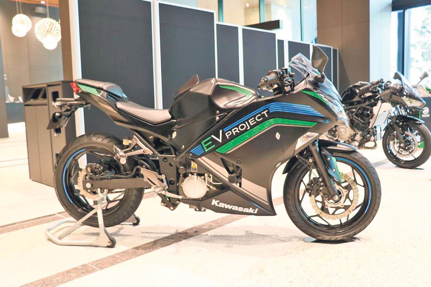 petrol and electric hybrid motorcycle