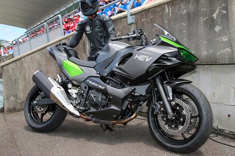 Kawasaki show off next generation of electric and hybrid bikes in Japan