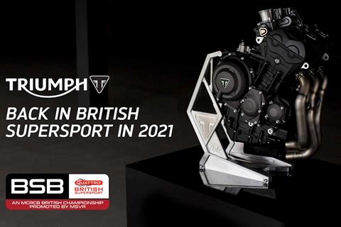 BSB: Triumph and PTR Racing join forces for 2021 British Supersport season