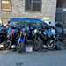 Save London Motorcycling demonstrate how many bikes can fit in a single car parking space
