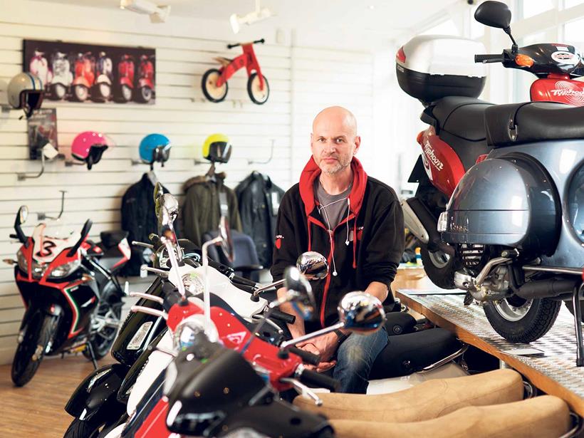 George Dennison owns Hackney's only remaining bike dealer