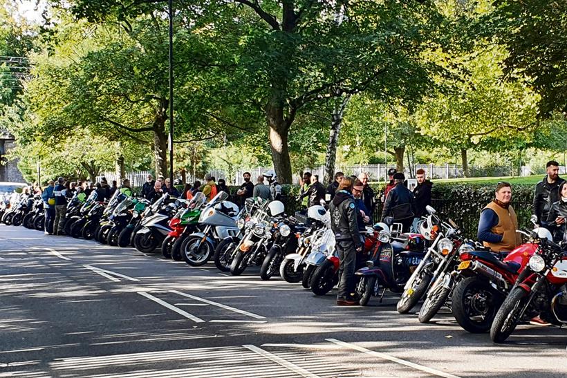 Bikers turn out in their masses to protest parking charge proposals