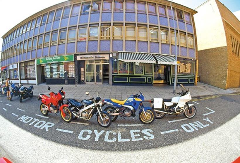 Motorcycle parking Westminster