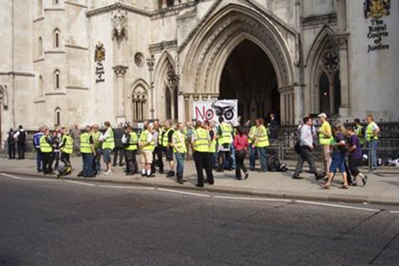 Parking protest in London