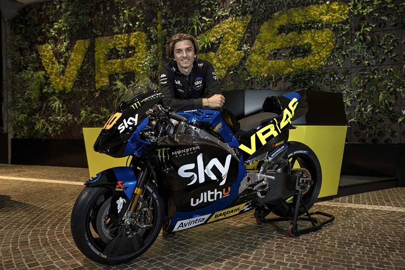 Luca Marini and his SKY Racing Team VR46 Ducati 