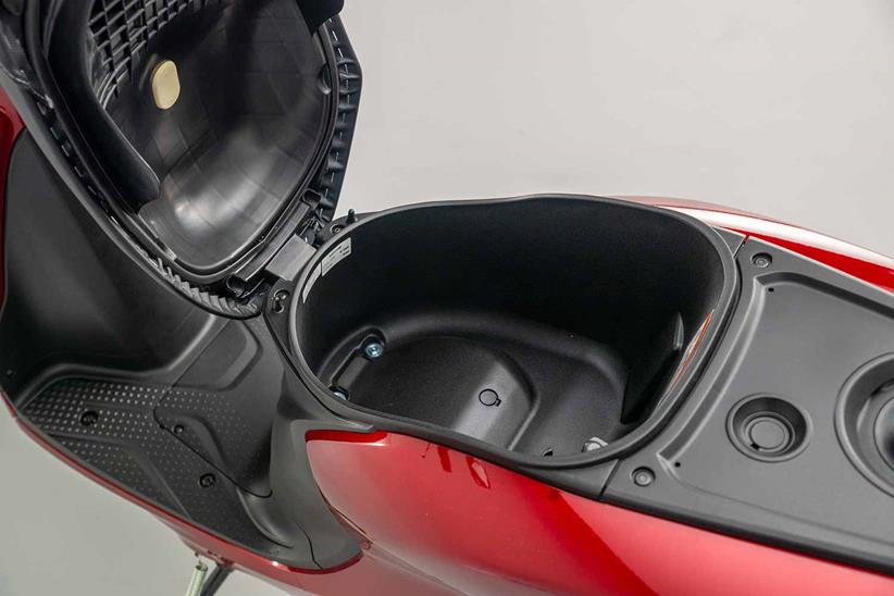 Honda Vision 110 under seat storage