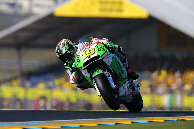 Alvaro Bautista on his way to Gresini Racing's last MotoGP podium